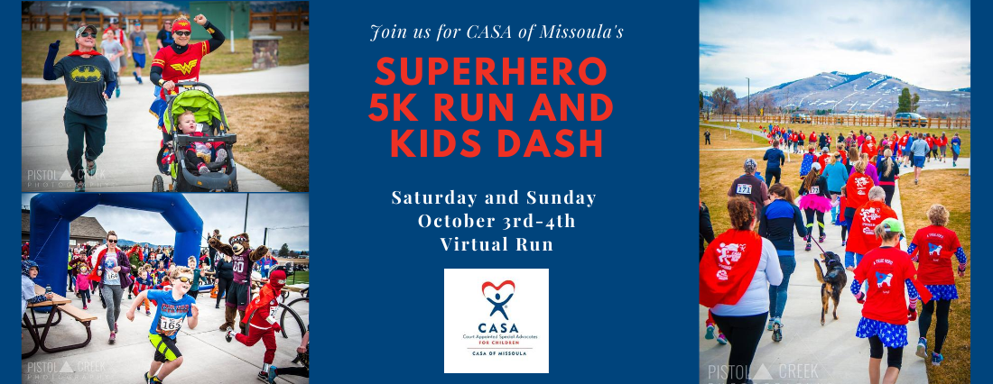 CASA of Missoula Superhero 5k Run & Kids Dash